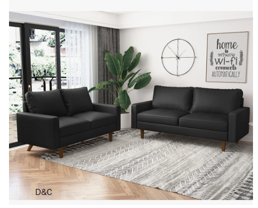 Cahaba 2 – Piece Velvet Living Room Set