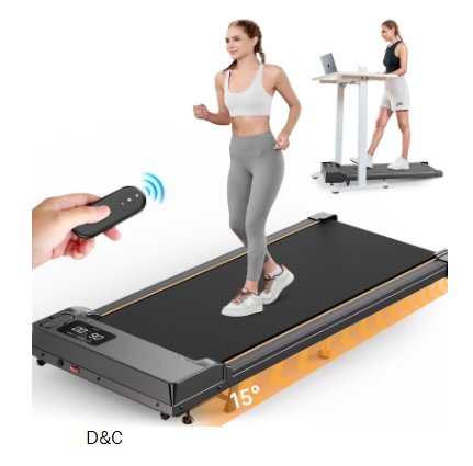 Walking Pad with Incline,Patbrela 2.5 HP Under Desk Treadmill Small with LED Display &Remote Control,4 in 1 Incline Walking Pad 300 Lbs Portable Treadmill for Home Office