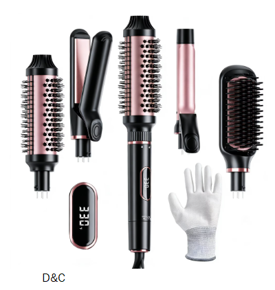 NICEBAY by SKIMI Thermal Brush, Curling Iron, Hair Curler Wand, Flat Iron, Hair Straightener, Hair Dryer Brush, Round Brush Hair Dryer, Dual Voltage