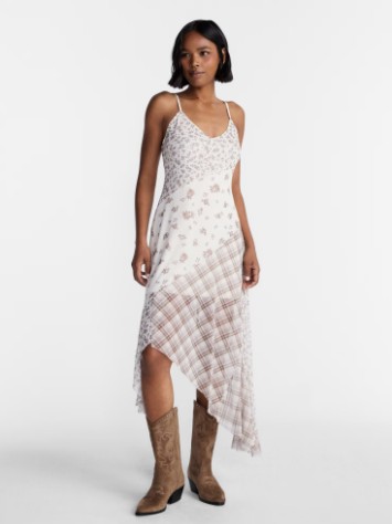 No Boundaries Mix Midi Dress, Women’s XXS-4X