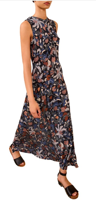 Ulla Johnson Lina Ruched Midi Dress