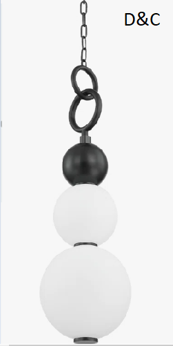 Perrin 9.5″ 1-Light Dimmable Integrated LED Pendant by Pembrooke & Ives for Hudson Valley Lighting