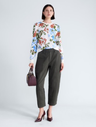 Free Assembly Women’s and Women’s Plus Sweater with Long Puff Sleeves, Midweight, Sizes XS-4X
