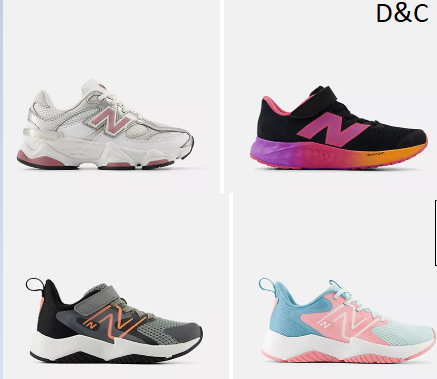 Kids 2 for $60 newBalance shoes.