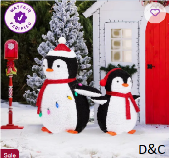Holiday outdoor lighted decor