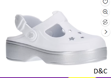 Justice Little Girl & Big Girl Bow Clogs