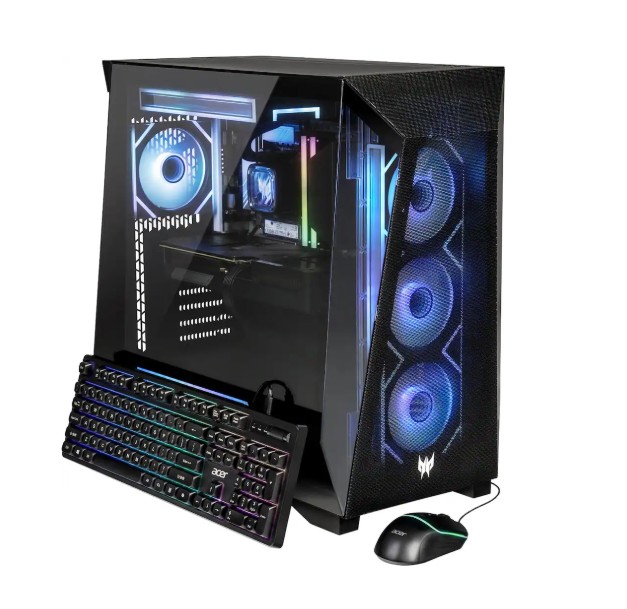 Acer – Predator Orion Gaming Desktop – Intel Core Ultra 7 265KF 2024 – GeForce RTX 5070 Ti – 32GB DDR5 Memory – 1TB Storage – Black
