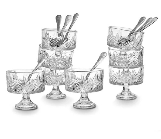 Dublin Crystal Tasters Trifle 16-Piece Set