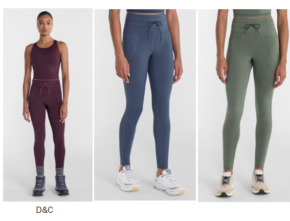 Ozark Trail Women’s and Women’s Plus Hike Leggings, Sizes XS-3X