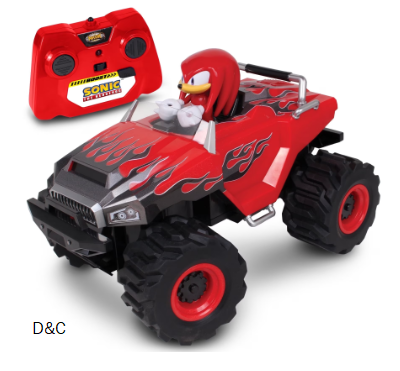 Sonic Racing CrossWorlds RC High Performance Monster Truck (Wheelie, RTR, Turbo) – Knuckles
