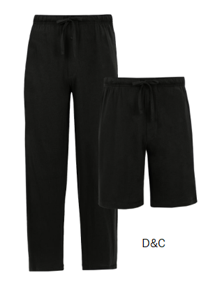 Fruit of the Loom Men’s Sleep Short and Pant Bundle, 2-Pack, Sizes S-XL