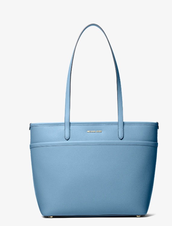 Marlowe Medium Pebbled Leather Pocket Tote Bag