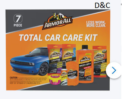 Armor All Car Care Kit 7 -Count Liquid Car Exterior Cleaner