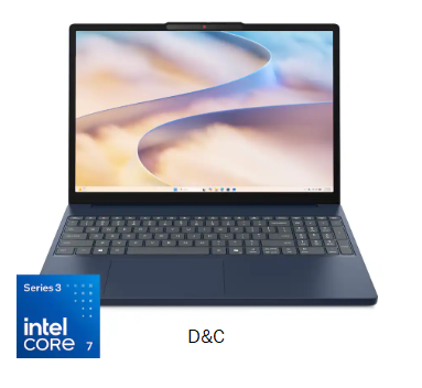 Lenovo – IdeaPad Slim 3i 15.3″ 2K Touchscreen Laptop – Intel Core 7 350 2026 – 16GB Memory – 512GB Storage – Cosmic Blue