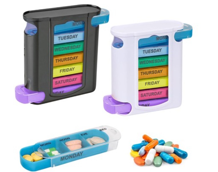TheraRx Stackable Daily Pill Organizer 2 Pack
