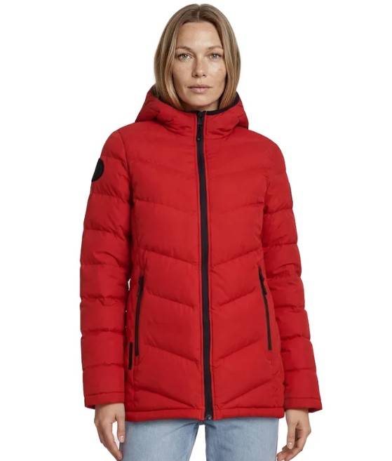 Canada Weather Gear Women’s Sweater Puffer Jacket with Hood