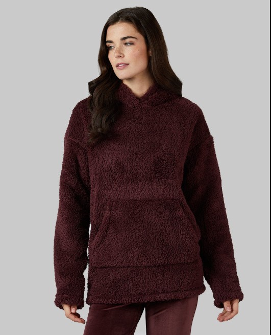 WOMEN’S SOFT SHERPA PULLOVER HOODIE
