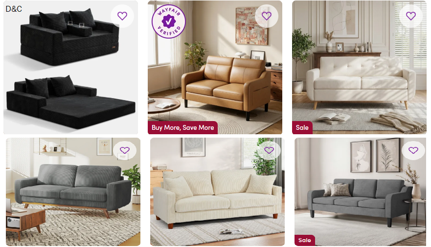 Sofas Under $300