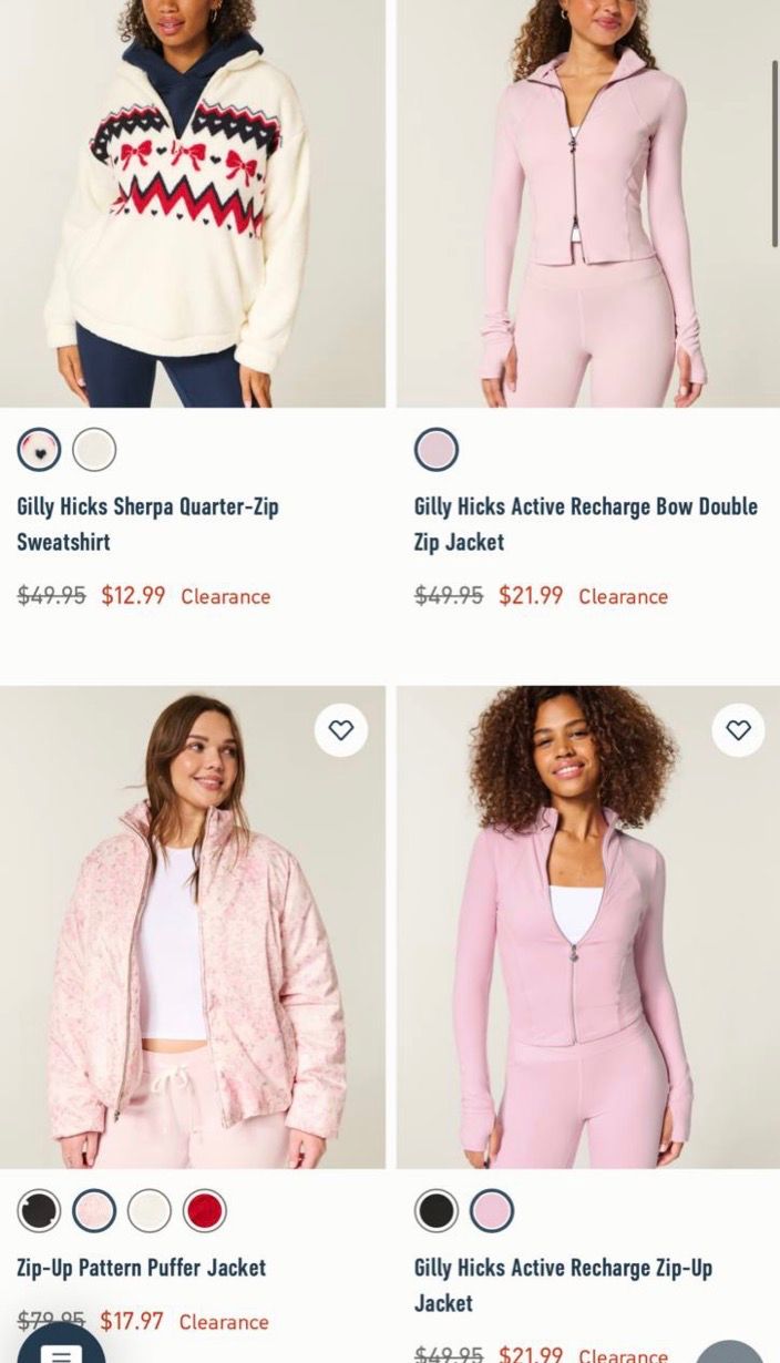 Hollister Sweaters & Jackets as low as $12!