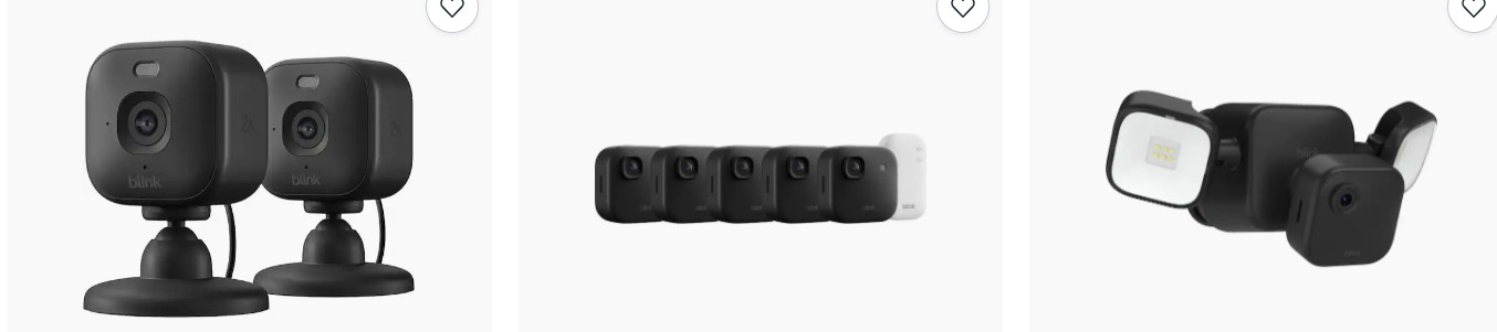 Blink – Mini 2K+ Compact plug-in security camera, 2K video resolution, color night vision, enhanced audio – 2 Cam – Black