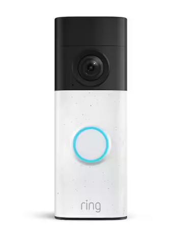 Battery Doorbell 2K – Retinal 2K with Wide-Angle Video, up to 6x Enhanced Zoom, 2-Way Talk – Speckled White
