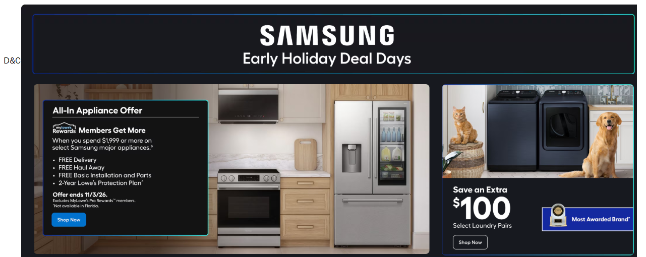 Samsung holiday Deals