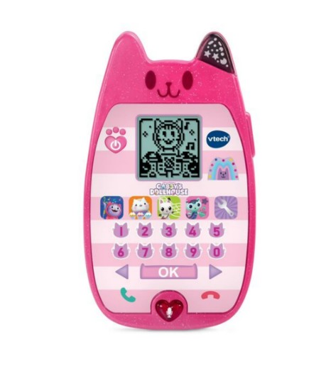 VTech Gabby’s Dollhouse A-Meow-Zing Phone with Accessories, Baby and Toddler Toys
