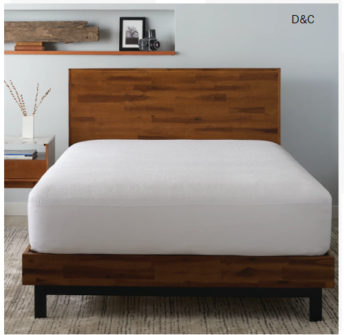 Premium Cotton Terry Cloth Mattress Protector – Waterproof, Hypoallergenic & Pest Resistant – Sleep by Wayfair™