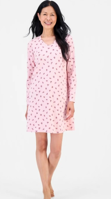 Women’s Printed Jersey Sleepshirt