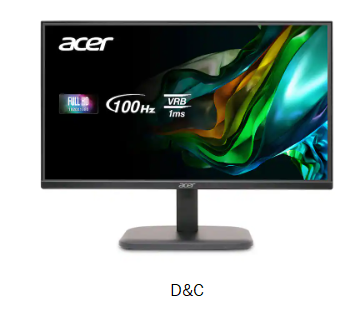 Acer – EK220Q E3bi 21.5” IPS AMD FreeSync Monitor-100Hz Refresh Rate (HDMI Port 1.4 & VGA Port) – Black