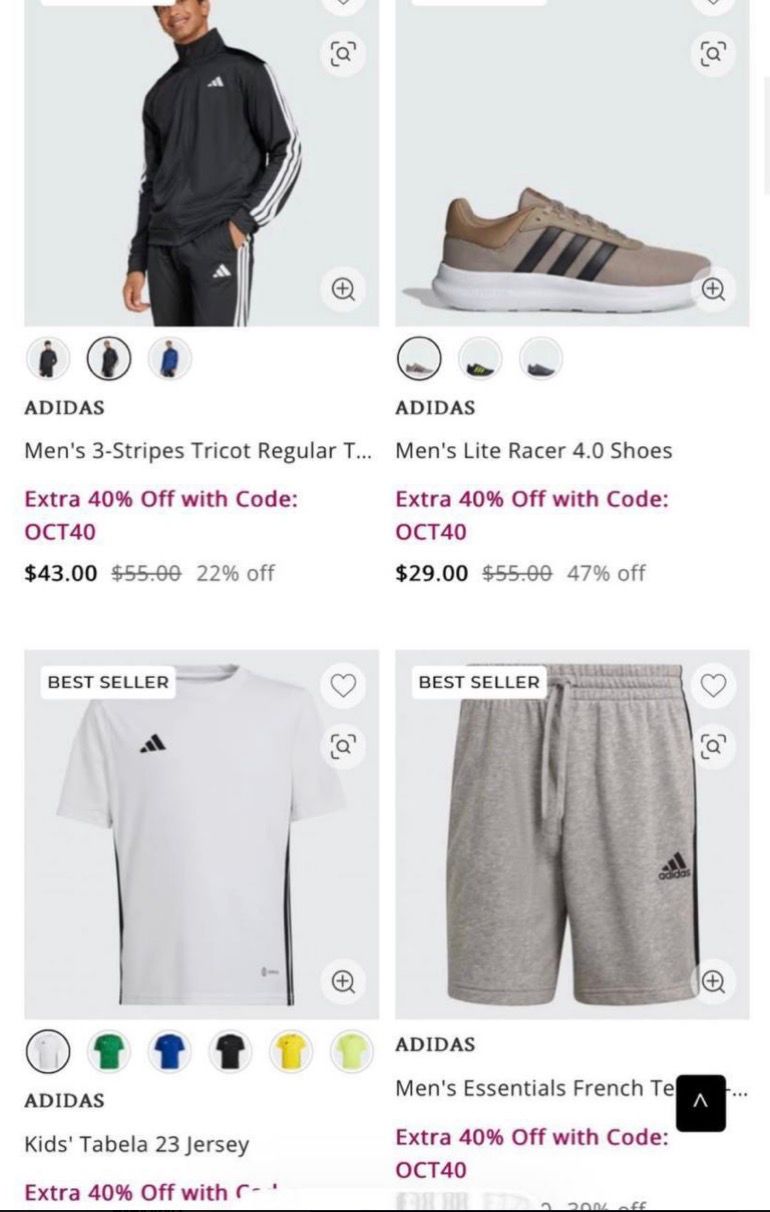 Shop Simon Adidas Clothing Shoes & Accessories Sale Upto 60% Off! Get Extra 40% off