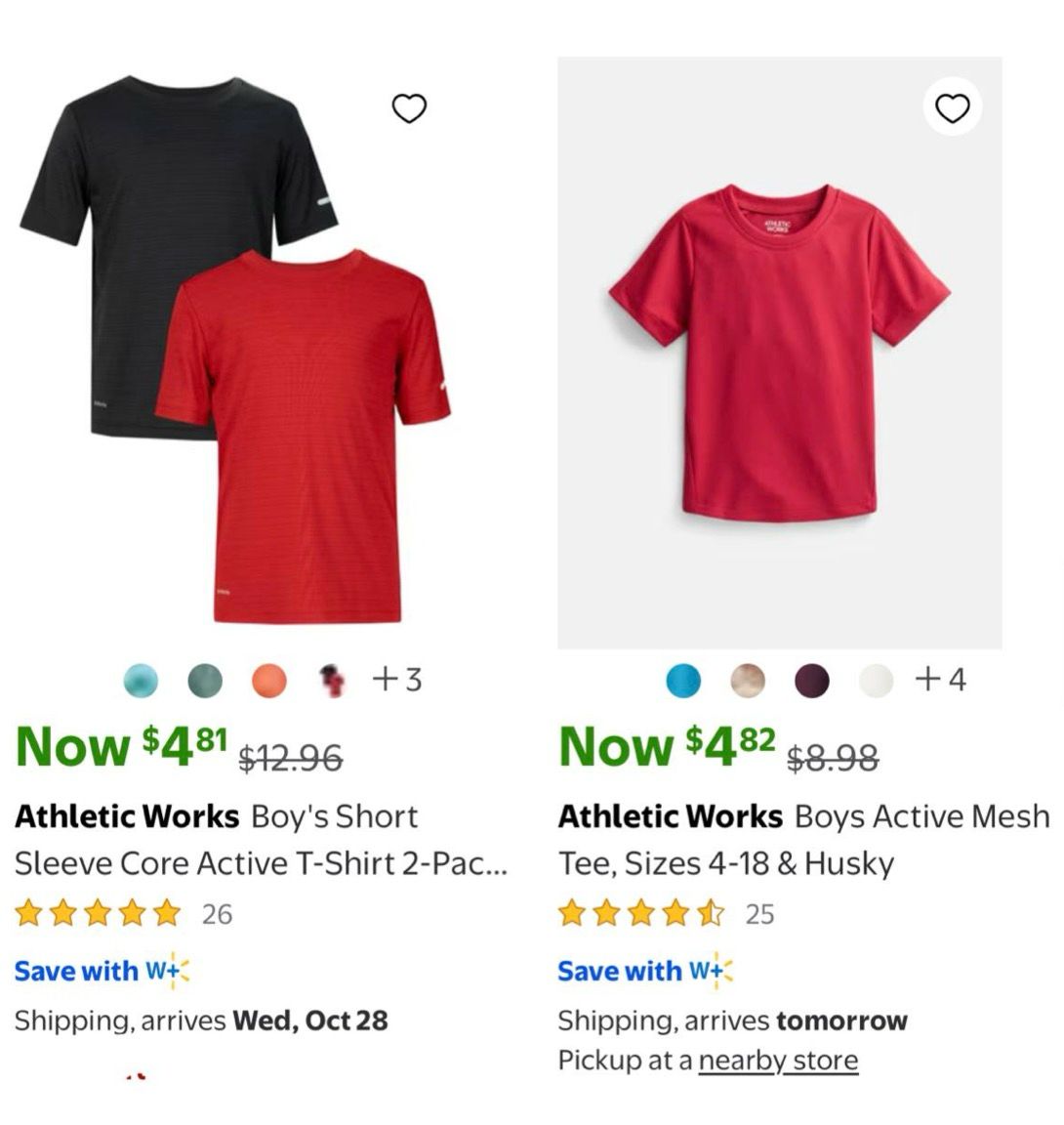 Athletic Works Clearance for the Family! at walmart