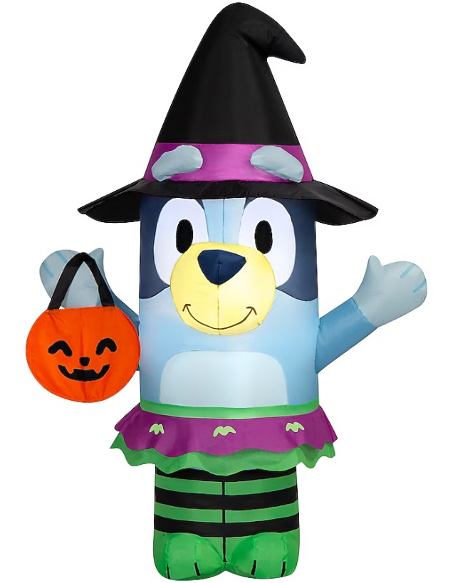 Bluey 3-ft Lighted Bluey Witch Halloween Inflatable