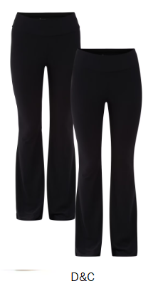 No Boundaries Flare Pants and 2-Pack, Women’s and Women’s Plus