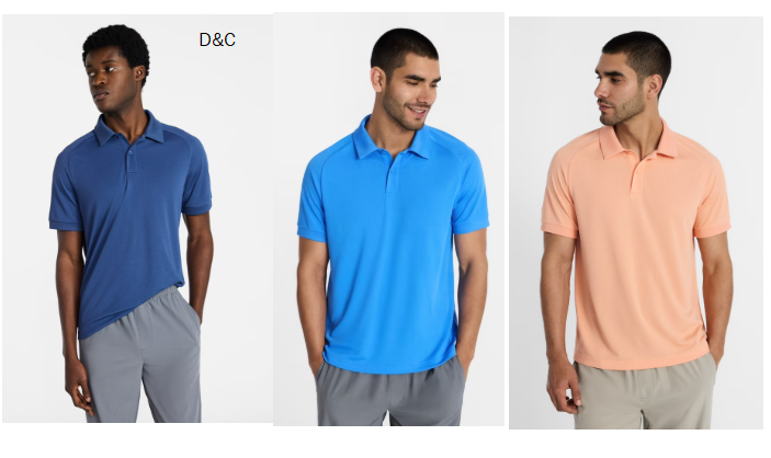 Athletic Works Men’s Active DriWorks Mesh Polo Shirt, Size XS-4XLT