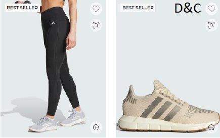 Extra 40% off on Adidas items