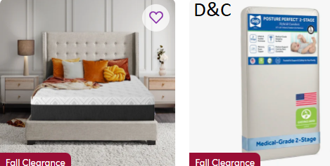 Fall Clearance- up to 60% off