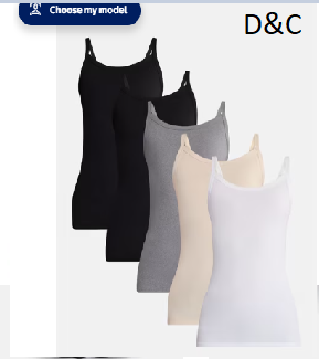 No Boundaries Women’s Ribbed Cami Top, 5-Pack, Sizes XXS-XXL