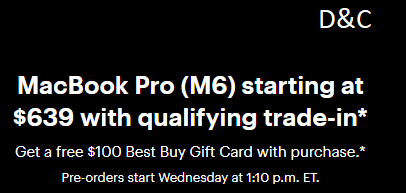 Apple MacBook Pro (M6).