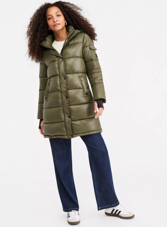 Women’s Hooded Puffer Coat, Created for Macy’s