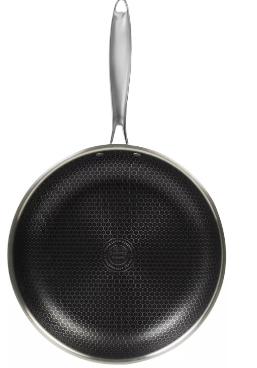 Glidesteel 12″ Nonstick Stainless Steel Frypan
