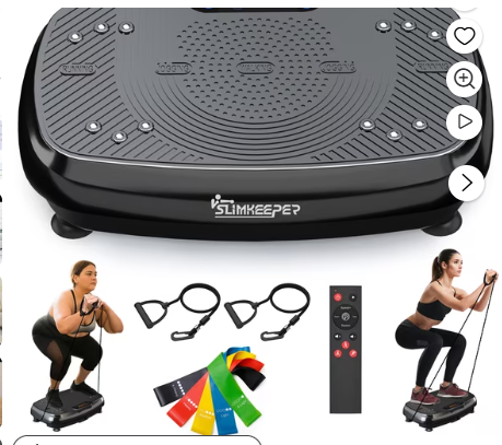 SLIMKEEPER Vibration Plate Exercise Machine for Home Fitness & Whole Body Workout